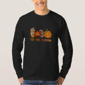 Tis het seizoen Football Pumpkin Herfst T-shirt (Voorkant)