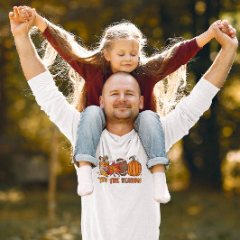 Tis het seizoen Football Pumpkin Herfst T-shirt