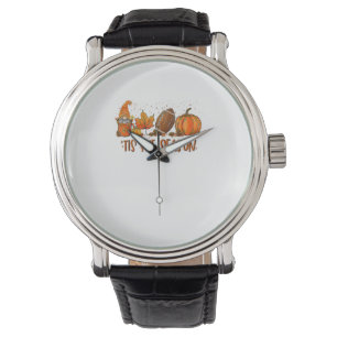 Tis’ Het Seizoen Football Sport Herfst Pompoen dan Horloge