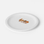 Tis’ Het Seizoen Football Sport Herfst Pompoen dan Papieren Bordje (Gekanteld)