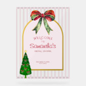 'Tis het Seizoen Kerst Bruidsfeest Verwelkoming Acryl Bord (Voorkant)