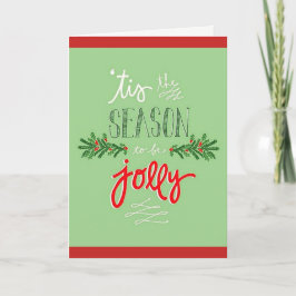 'Tis het Seizoen! Kerstkaart Feestdagen Kaart
