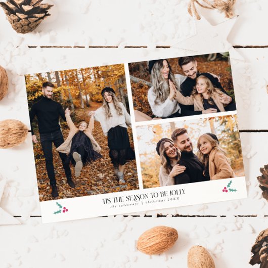 Tis Het Seizoen Mistletoe Kerstvakantie Kaart