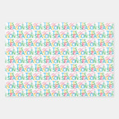 Tis het Seizoen Multi Design Inpakpapier Vel (Voorkant)