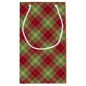 "'tis het seizoen om getrouwd te zijn" Rode geruit Klein Cadeauzakje (Achterkant)