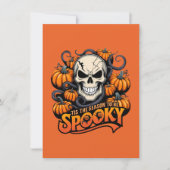 'Tis Het Seizoen Om Griezelig Te Zijn Feestdagenkaart (Voorkant)