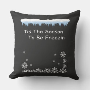 ’Tis het Seizoen om het Koud te Hebben Knus Winter Kussen
