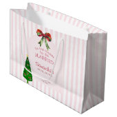 'Tis het seizoen om te trouwen Bruids douche Groot Cadeauzakje (Voorkant Gekanteld)