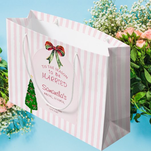 'Tis het seizoen om te trouwen Bruidsmeisjesfeestj Groot Cadeauzakje