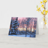 'Tis het Seizoen op de Vakantie van de Winter van Kaart (Gele Bloem)