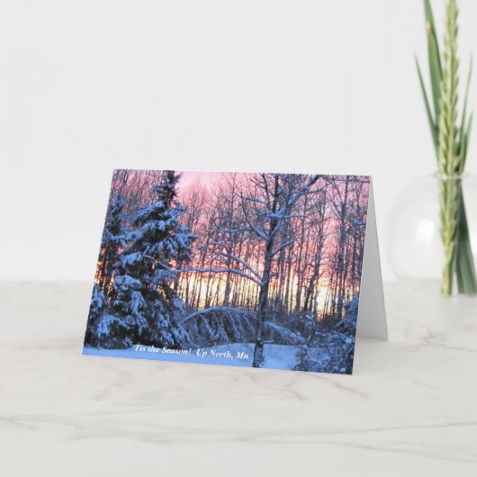 'Tis het Seizoen op de Vakantie van de Winter van Kaart (Voorkant)