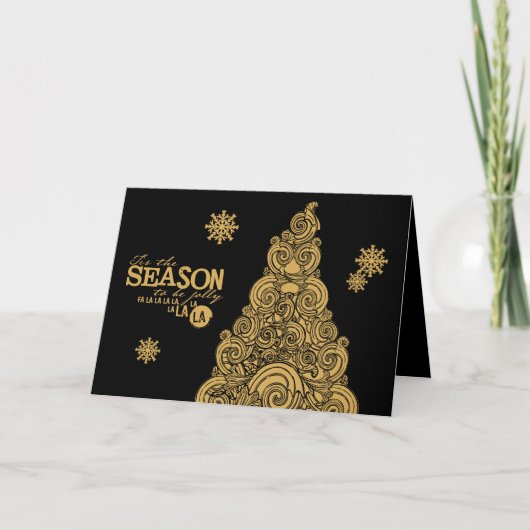 Tis het Wenskaart van de Vakantie van Kerstmis van Feestdagen Kaart (Voorkant)