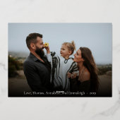 Tis het Zee Zon Groeten Zonnebril Foto Folie Feestdagenkaart (Achterkant)