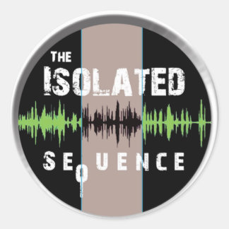 TIS Logo Kleur duidelijk transparant Ronde Sticker