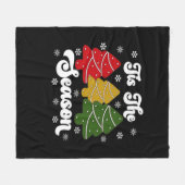 Tis Season Christmas Tree Debbie Cool Unique Fleece Deken (Voorkant (Horizontaal))