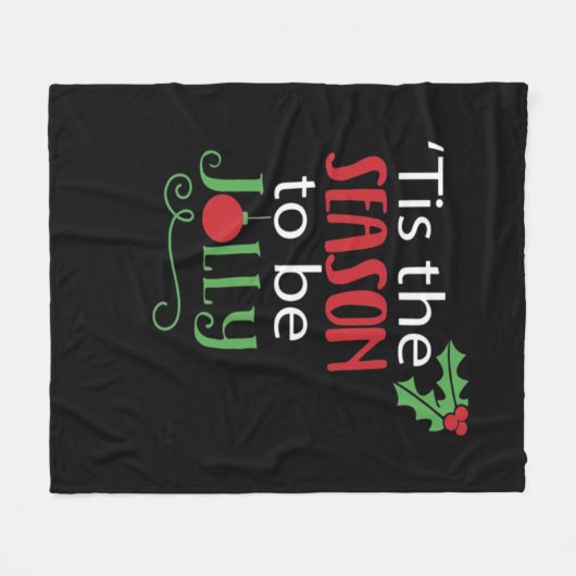 Tis Season Creative Casual Fleece Deken (Voorkant (Horizontaal))