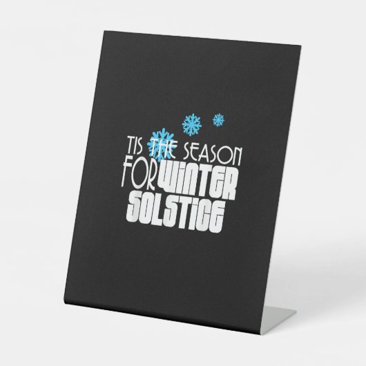 Tis Season For Funny Tamales Creative Style Reclamebord Met Voetstuk (Voorkant)