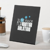 Tis Season For Funny Tamales Creative Style Reclamebord Met Voetstuk (Insitu)