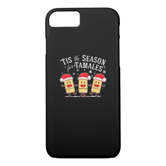 Tis Season For Tamales Christmas Mexican Food Case-Mate iPhone Case (Achterkant)