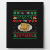 Tis Season For Tamales Funny Christmas Food Fotoplaat (Voorkant)