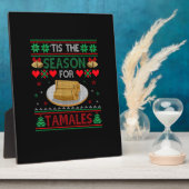 Tis Season For Tamales Funny Christmas Food Fotoplaat (Zijkant)