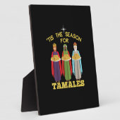 Tis Season For Tamales Funny Mexican Christmas Fotoplaat (Zijkant)