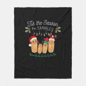 Tis Season For Tamales Mexican Christmas Modern Fleece Deken (Voorkant)