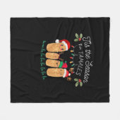 Tis Season For Tamales Mexican Christmas Modern Fleece Deken (Voorkant (Horizontaal))
