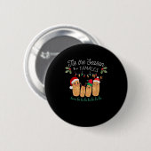 Tis Season For Tamales Mexican Christmas Modern Ronde Button 5,7 Cm (Voorkant /achterkant)