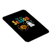 Tis Season Pumpkin Leaf Latte Fall Softball Magneet (Rechterzijde)