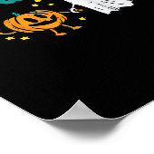 Tis Season Pumpkin Leaf Latte Fall Softball Poster (Hoek)