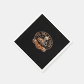 Tis Season Snowmobile Red Plaid Servet (Hoek)