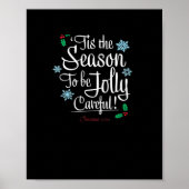 Tis Season To Saying Poster (Voorkant)