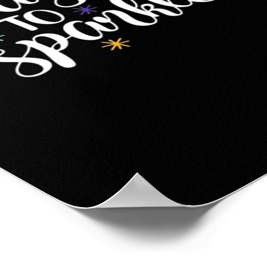 Tis Season To Sparkle Aesthetic Classic Poster (Hoek)