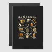 'Tis Seizoen Kerstman Hoed Retro Vintage  (Voorkant / Achterkant)