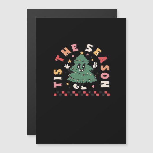 Tis Seizoen Retro Halloween Griezelig Seizoen Herf (Voorkant / Achterkant)