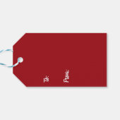 Tis The Reason For The Season Cadeaulabel (Achterkant Horizontaal)