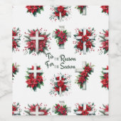 Tis The Reason For The Season Wijn Etiket (Enkel label)