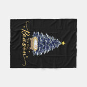 Tis The Reason Nativity Christmas Baby Jesus Catho Fleece Deken (Voorkant (Horizontaal))
