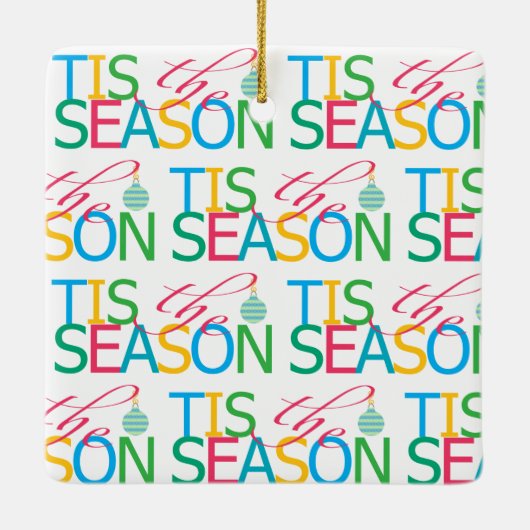 Tis the Season 'Amaryllis' Ornament (Achterkant)