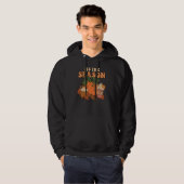 Tis The Season Autumn Fall Retro Thanksgiving Pump Hoodie (Voorkant volledig)