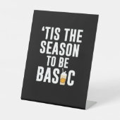 Tis The Season Basic Reclamebord Met Voetstuk (Voorkant)