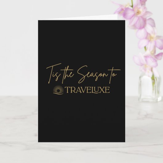 Tis the Season Black Kaart (Orchidee)