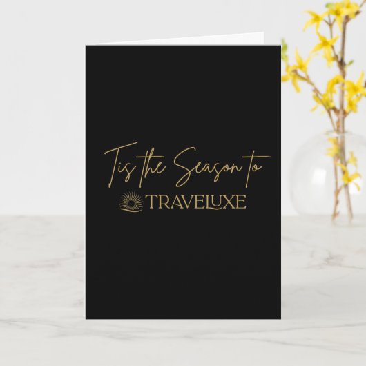 Tis the Season Black Kaart (Gele Bloem)