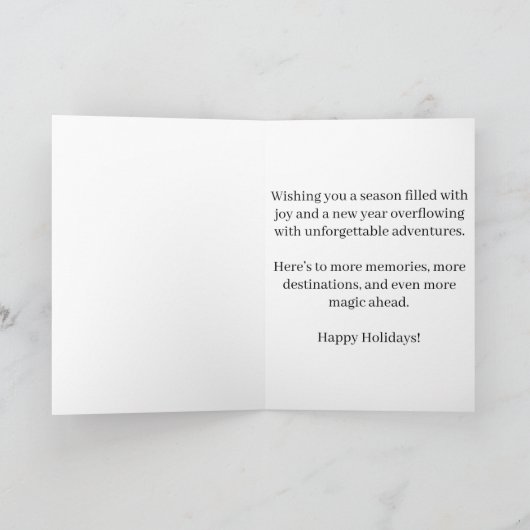 Tis the Season Blue Kaart (Binnen)