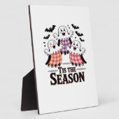 Tis The Season Checkered Halloween Fotoplaat (Zijkant)