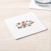 Tis The Season Christmas Acrylic Block Kartonnen Onderzetters (Schuin)