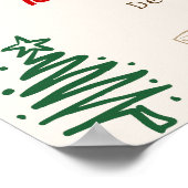 Tis the Season Christmas Bridal Shower Welcome Poster (Hoek)