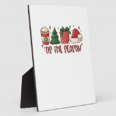 Tis The Season Christmas Coffee Funny Holiday Love Fotoplaat (Zijkant)