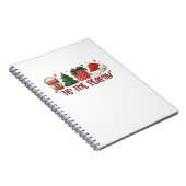 Tis The Season Christmas Coffee Funny Holiday Love Notitieboek (Rechterzijde)
